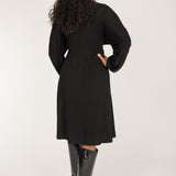 To wear everywhere short jersey dress - Black