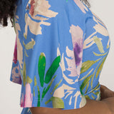 Bestie wrap ankle jersey dress - Blue