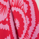 Charm stretch short woven dress - Red-Pink