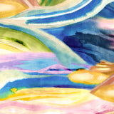 Bestie wrap short jersey dress - Rainbow