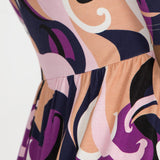 Forever mine collar short jersey dress - Lilac