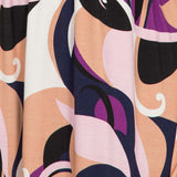 Forever mine collar short jersey dress - Lilac