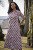 Forever mine collar midi jersey dress - Mauve