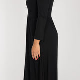 Ideal midi jersey dress - Black