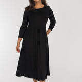 Ideal midi jersey dress - Black