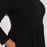 Ideal midi jersey dress - Black