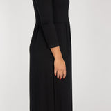 Ideal midi jersey dress - Black