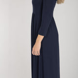 Ideal midi jersey dress - Navy