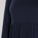 Ideal midi jersey dress - Navy