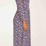 Ideal midi jersey dress - Blue