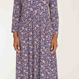 Ideal midi jersey dress - Blue