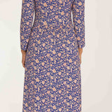 Ideal midi jersey dress - Blue