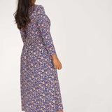 Ideal midi jersey dress - Blue