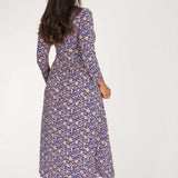 Ideal midi jersey dress - Blue