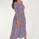 Ideal midi jersey dress - Blue