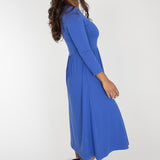 Ideal midi jersey dress - Dazzling Blue