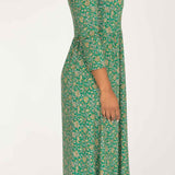 Ideal midi jersey dress - Green