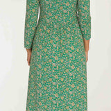 Ideal midi jersey dress - Green