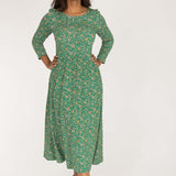 Ideal midi jersey dress - Green