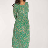 Ideal midi jersey dress - Green