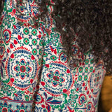 Ideal midi jersey dress - Blue folklore