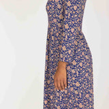 Ideal short jersey dress - Blue