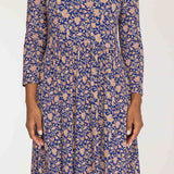 Ideal short jersey dress - Blue