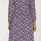 Ideal short jersey dress - Blue