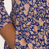Ideal short jersey dress - Blue