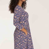Ideal short jersey dress - Blue