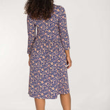 Ideal short jersey dress - Blue