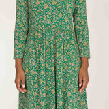 Ideal short jersey dress - Green