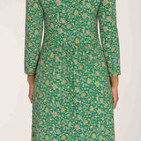 Ideal short jersey dress - Green