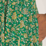 Ideal short jersey dress - Green