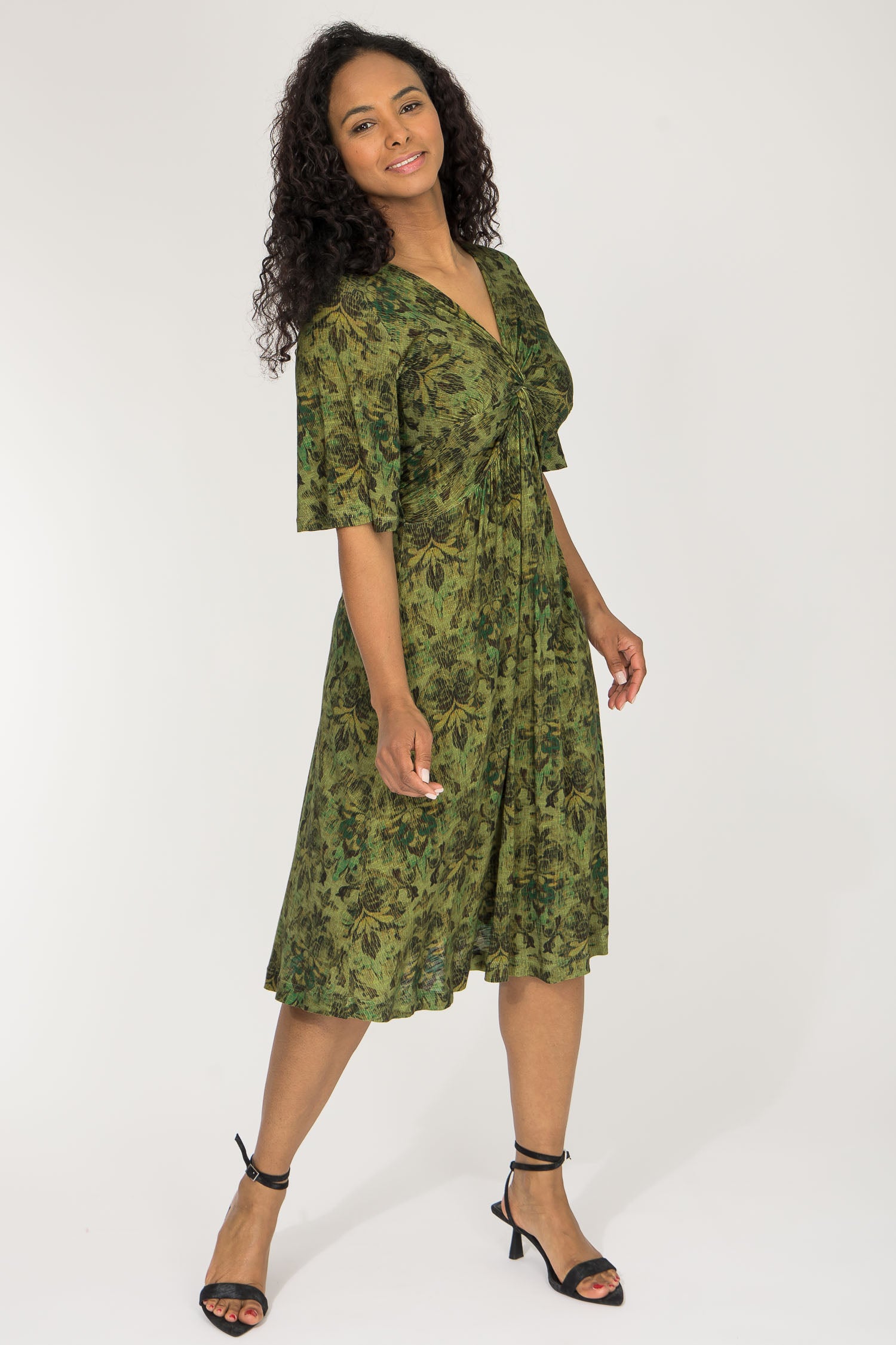 knotted jersey dress Victoria Beckham Knot-detail Jersey Gown