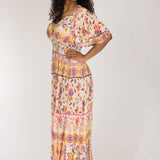 My smocked maxi jersey dress