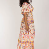 My smocked maxi jersey dress