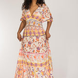 My smocked maxi jersey dress