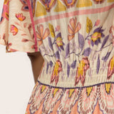 My smocked maxi jersey dress
