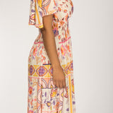 My smocked short jersey dress