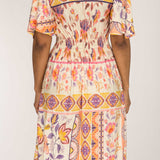 My smocked short jersey dress