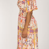 My smocked short jersey dress