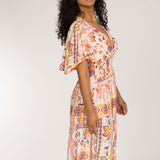 My smocked short jersey dress