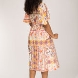 My smocked short jersey dress