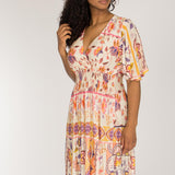 My smocked short jersey dress