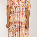 My smocked short jersey dress