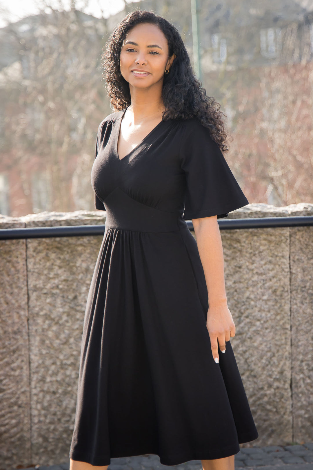 Nina jersey dress - Black