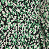 Pleated waist short jersey dress - Black