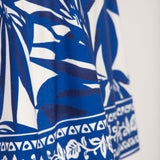 Pleated waist short jersey dress - Blue