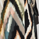 Puff sleeve short wrap jersey dress - Black